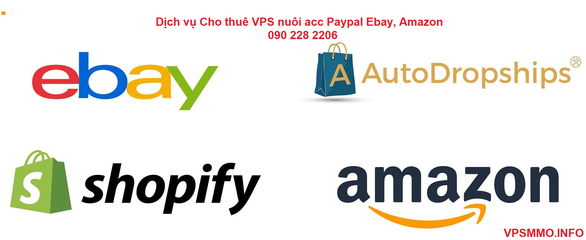 Cho thuê VPS nuôi reg acc Paypal Ebay Amazon Walmart…