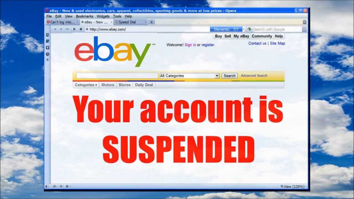 Xử lý tình trạng tài khoản Ebay bị suspend khi mới lập