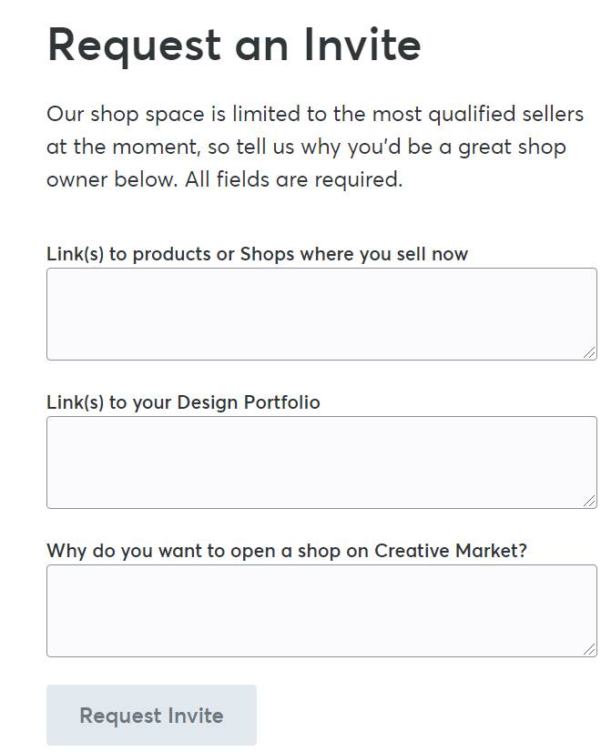 Hướng dẫn mở shop trên Creative Market