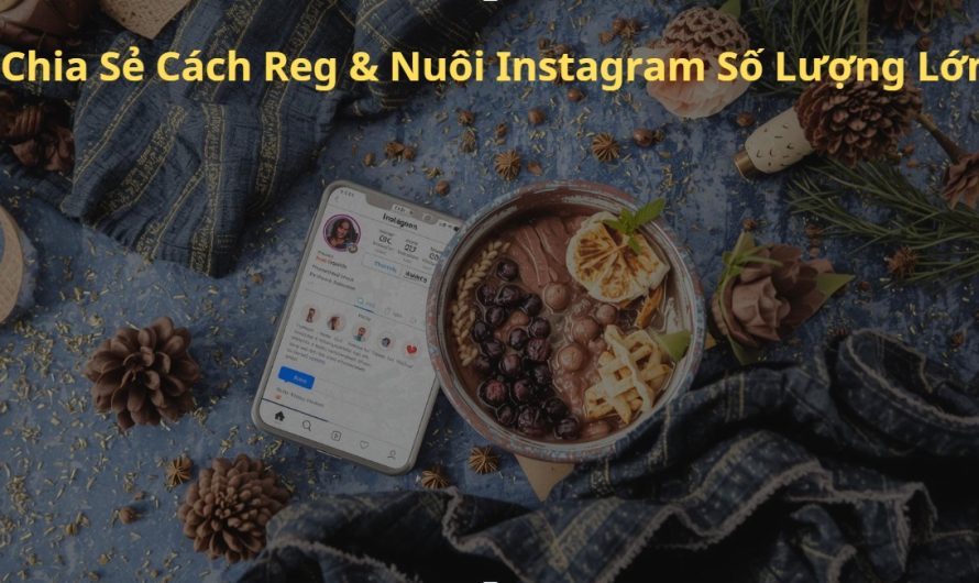 Chia Sẻ Cách Reg & Nuôi Instagram Số Lượng Lớn